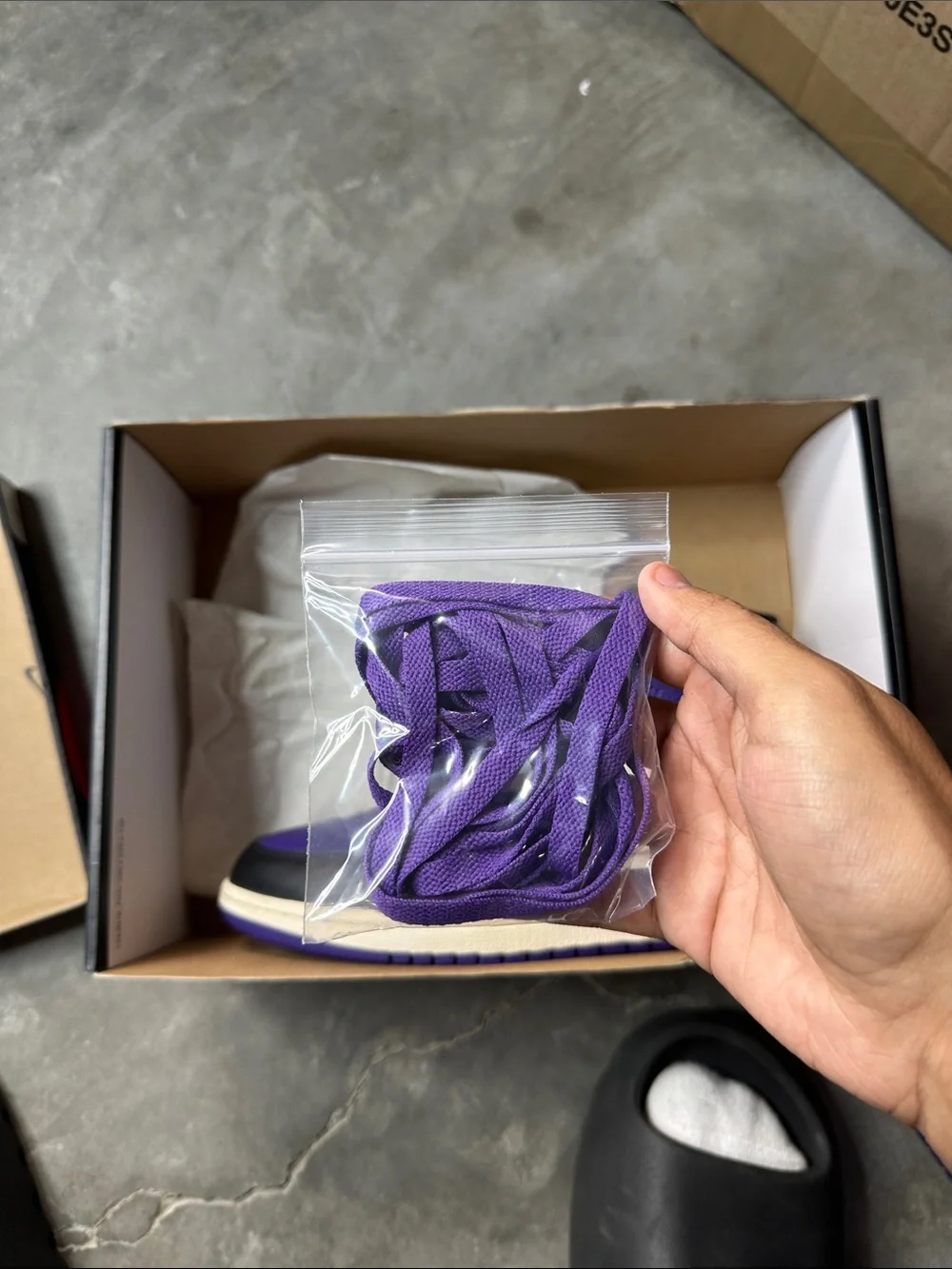 Retro 1 Court purple size 10